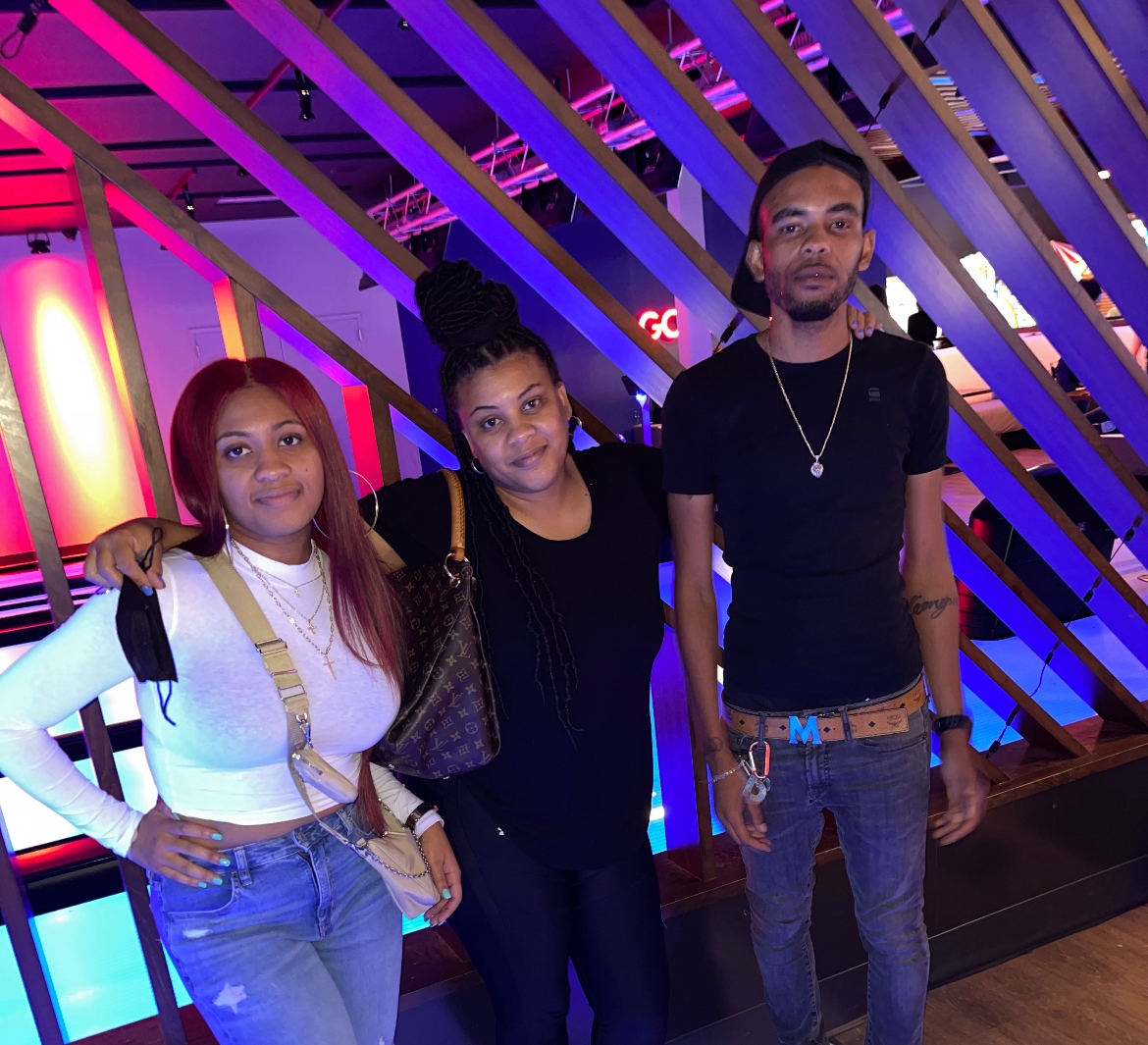 Kaila, Eleshiea Goode, and Dontae Melton Jr.