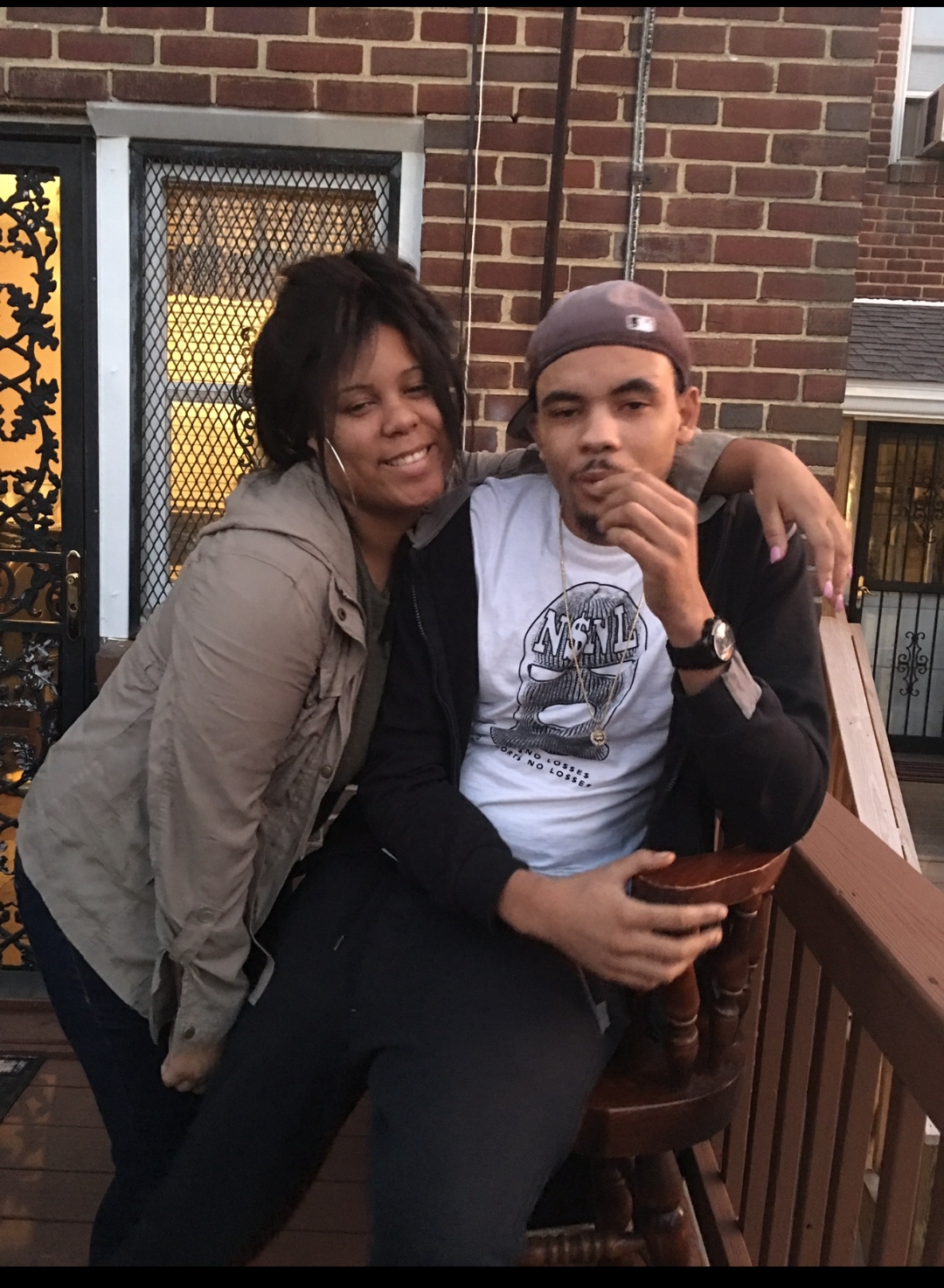Dontae Melton Jr. with his cousin Sade